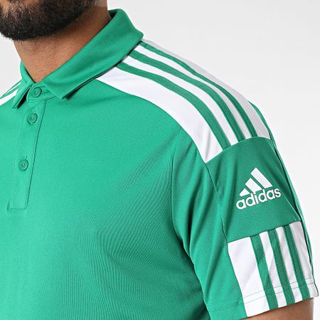 Adidas Performance - Polo deportivo de manga corta con rayas GP6430 Verde