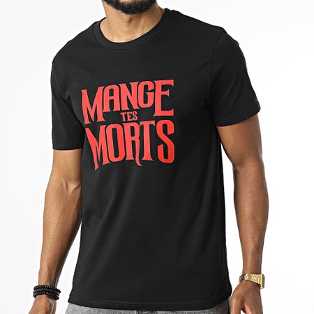 Seth Gueko - Camiseta Mange Tes Morts Negro Rojo