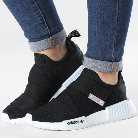 Adidas Originals - Zapatillas NMD R1 Mujer GW5698 Core Negro Nube Blanco