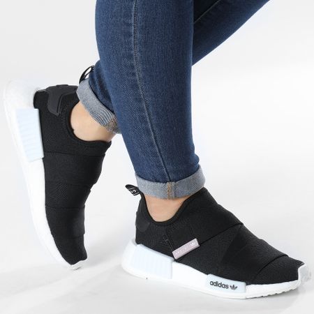 Adidas Originals - Zapatillas NMD R1 Mujer GW5698 Core Negro Nube Blanco