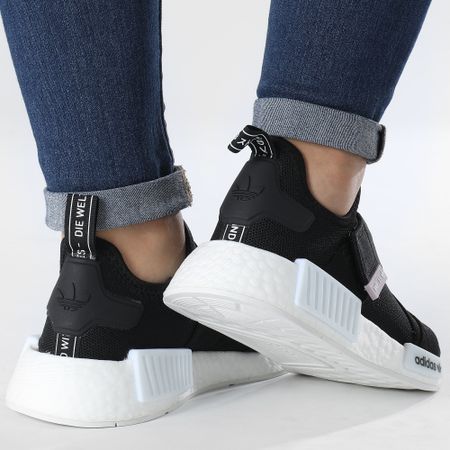 Adidas Originals - Zapatillas NMD R1 Mujer GW5698 Core Negro Nube Blanco