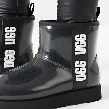 UGG - Botas Classic Clear Mini 1113190 Negro Transparente Mujer