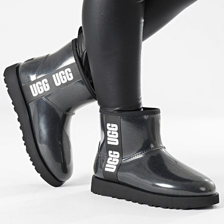 UGG - Botas Classic Clear Mini 1113190 Negro Transparente Mujer