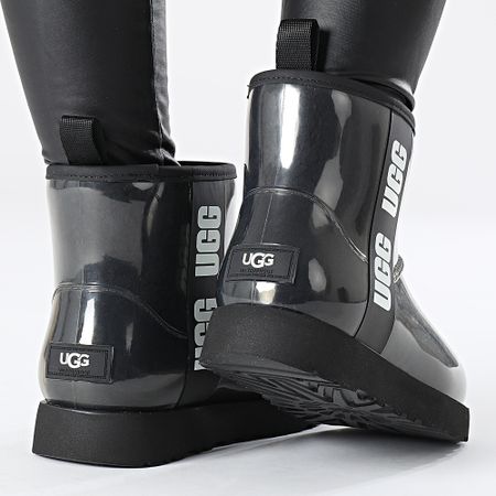 UGG - Botas Classic Clear Mini 1113190 Negro Transparente Mujer