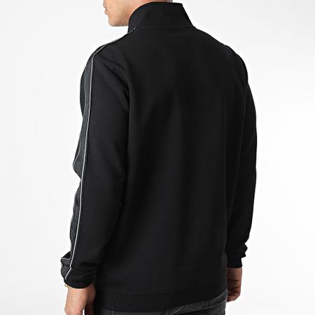 Guess - Chaqueta con cremallera y rayas Z2YQ10-KA3P1 Negro