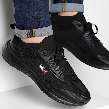 Tommy Jeans - Zapatillas Alpha Run 1008 Negras