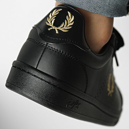 Fred Perry - B721 Zapatillas de piel negras