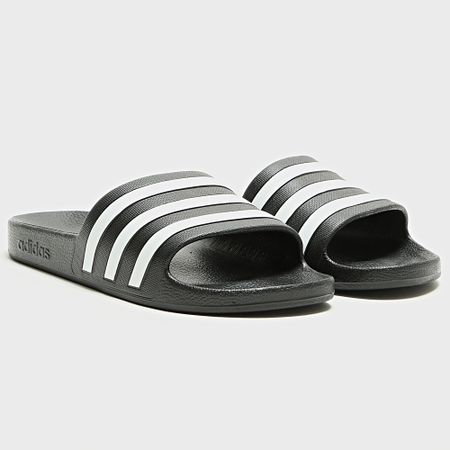 Adidas Performance - Zapatillas Adilette Aqua F35543 Negro Blanco