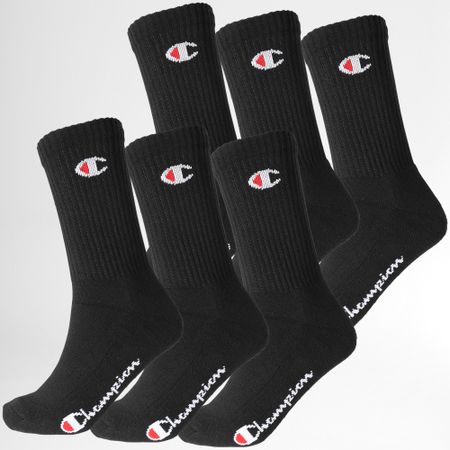 Champion - Lote de 6 pares de calcetines U20005 Negro