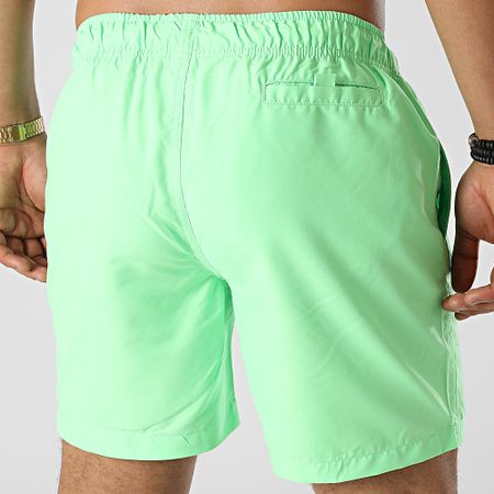 NASA - Traje de baño Worm Logo 2 Fluo Verde Negro