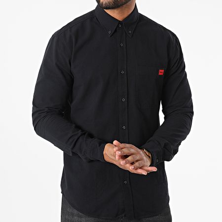 HUGO - Evito Camisa Manga Larga 50479302 Negro