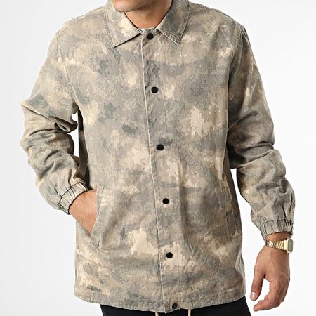 Frilivin - Sobrecamisa de camuflaje HP0663 Beige