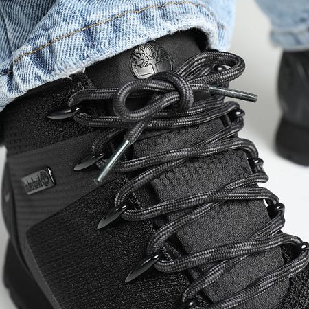 Timberland - Botas Euro Sprint Mid Hiker Impermeable A1QHR Punto Negro