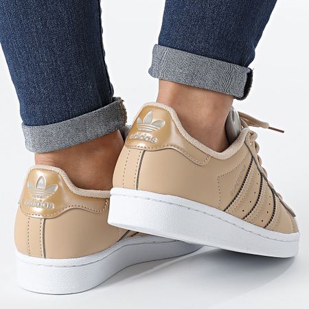 Adidas Originals - Zapatillas Mujer Superstar GX4361 Magic Beige Calzado Blanco