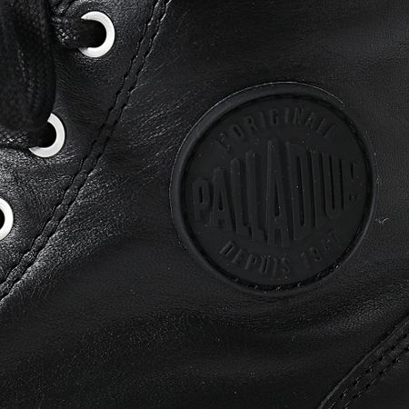 Palladium - Botas de piel Pallabase para mujer 96905 Negro