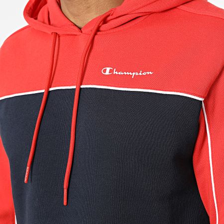 Champion - Sudadera con capucha 217850 Azul marino Naranja