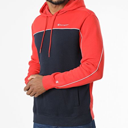 Champion - Sudadera con capucha 217850 Azul marino Naranja