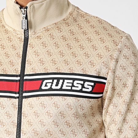 Guess - Chaqueta con cremallera Z2BQ06 Beige