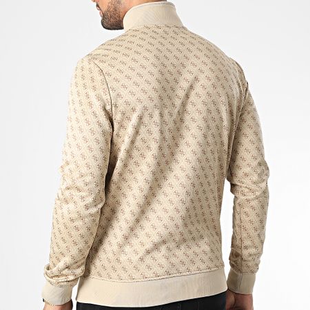 Guess - Chaqueta con cremallera Z2BQ06 Beige