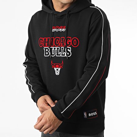 BOSS - Sudadera con capucha 50477404 Chicago Bulls Negro