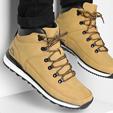 Kappa - Astos Mid Zapatillas 361D14W Amarillo Tan Negro