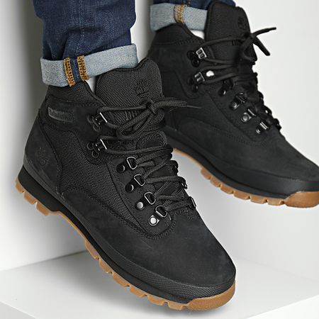 Timberland - Botas Euro Hiker Mid A11TY Negro Nubuck