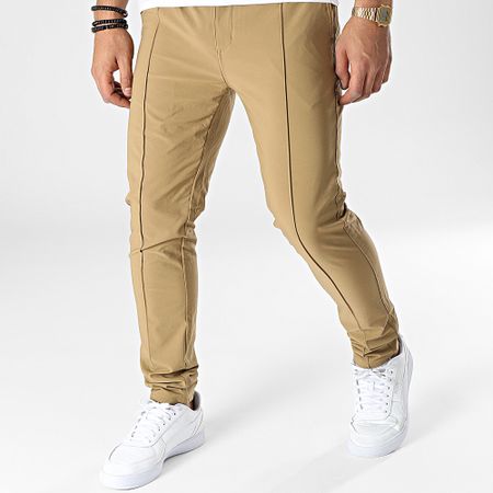 John H - XQ35 Pantalones de chándal camel