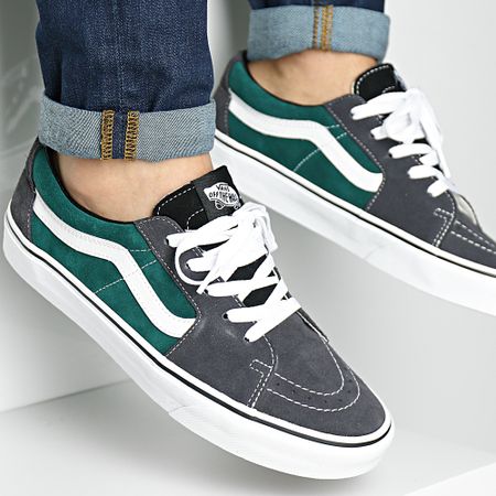 Vans - Zapatillas Sk8 Low 5KXDJGC Jungle Green Charcoal