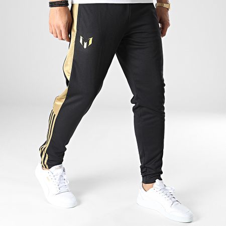 Adidas Performance - Pantalón de chándal Messi IA1035 Negro Oro