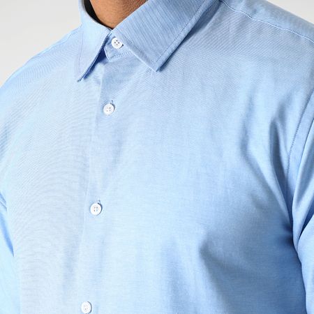 LBO - Camisa de manga larga 2896 Light Blue Heather
