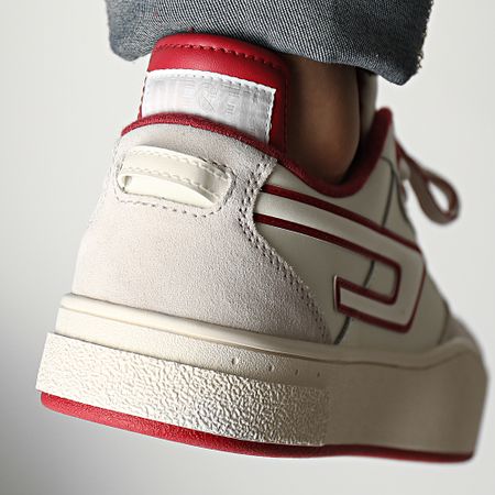 Diesel - Ukiyo Low X Zapatillas Y03027-PS232 Jester Red Moonbeam Whisper White