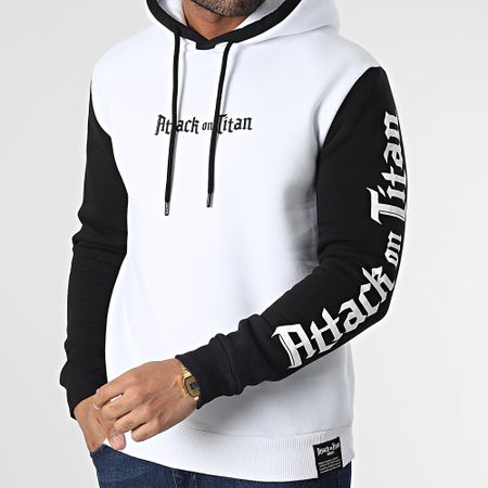 Attaque des Titans - Sudadera con capucha Colossal Titan Blanco Negro