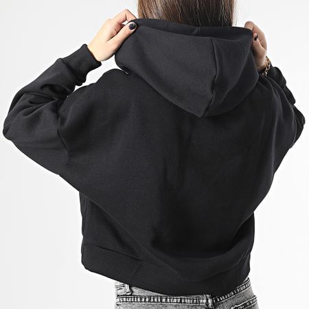 Guess - Sudadera con capucha para mujer W3RQ03-KB683 Negro