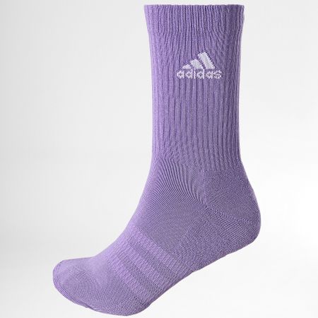 Adidas Performance - 3 Pares De Calcetines IC1313 Blanco Rosa Morado