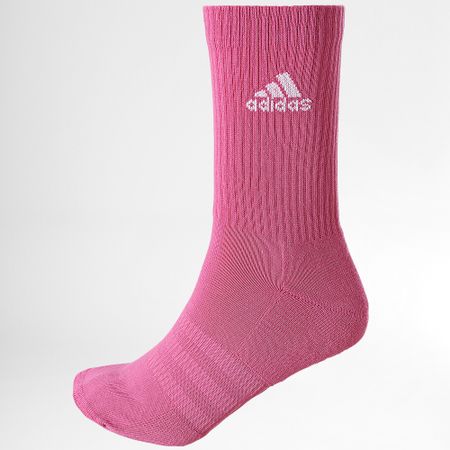 Adidas Performance - 3 Pares De Calcetines IC1313 Blanco Rosa Morado
