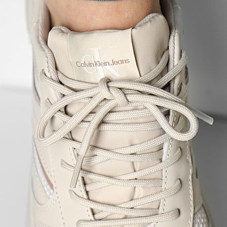 Calvin Klein - Chunky Runner Cinta 0588 Eggshell Ginger Snap Zapatillas