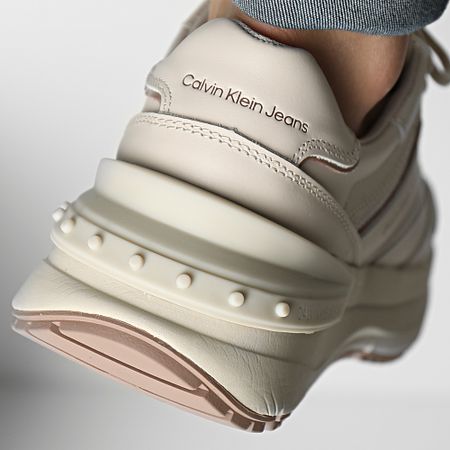 Calvin Klein - Chunky Runner Cinta 0588 Eggshell Ginger Snap Zapatillas
