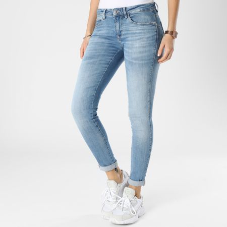 Guess - Vaqueros Mid Curve Skinny para mujer W2YAJ2-D4Q01 Azul Denim