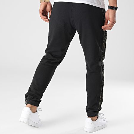 Adidas Performance - Pantalón de chándal a rayas de camuflaje IC0053 Negro