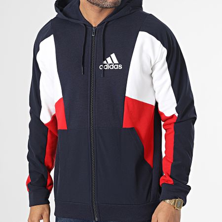 Adidas Performance - Chaqueta con cremallera azul marino HY5935 Tricolor