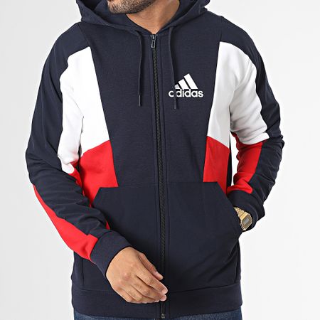 Adidas Performance - Chaqueta con cremallera azul marino HY5935 Tricolor