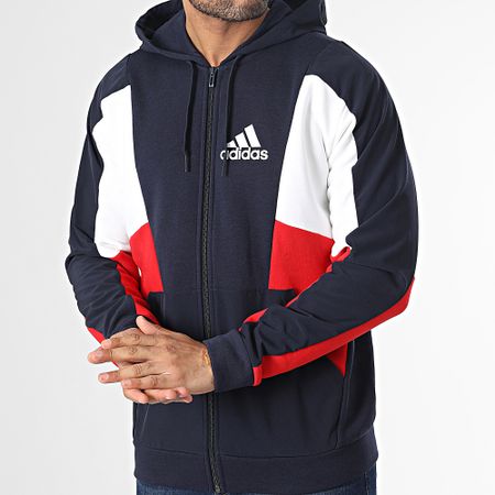 Adidas Performance - Chaqueta con cremallera azul marino HY5935 Tricolor