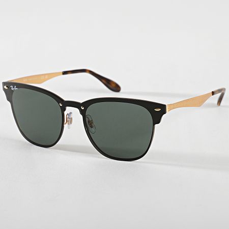 Ray-Ban - Gafas de sol Blaze Clubmaster RB3576N Oro Verde