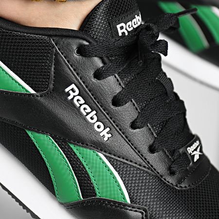 Reebok - Zapatillas Royal CL Jogger 3 GY8844 Core Negro Calzado Blanco Verde
