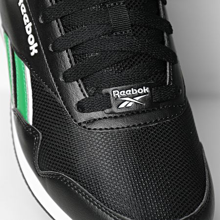 Reebok - Zapatillas Royal CL Jogger 3 GY8844 Core Negro Calzado Blanco Verde