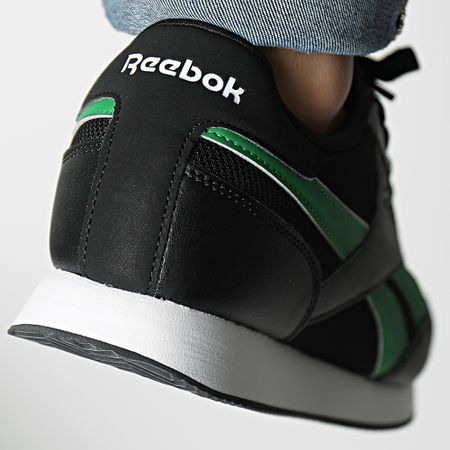 Reebok - Zapatillas Royal CL Jogger 3 GY8844 Core Negro Calzado Blanco Verde