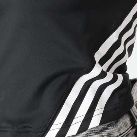Adidas Performance - Mujeres 3 Stripes Crop Tank HT9430 Negro