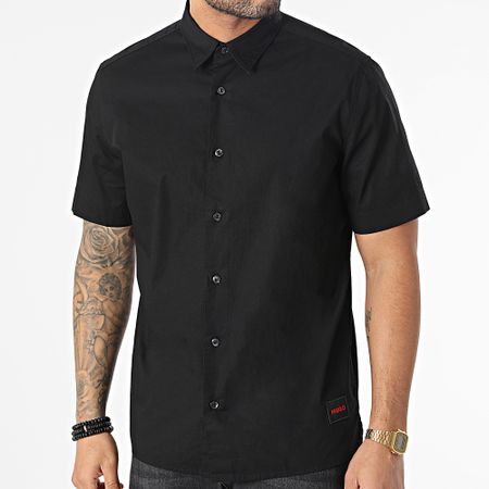 HUGO - Ebor Camisa Manga Corta 50475668 Negro