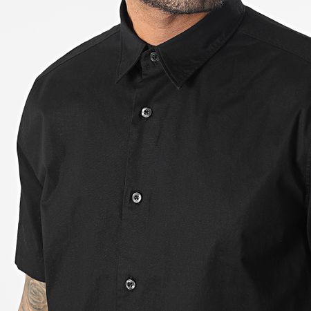 HUGO - Ebor Camisa Manga Corta 50475668 Negro