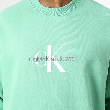 Calvin Klein - Crewneck Oversize Sudadera Grande 3161 Verde claro